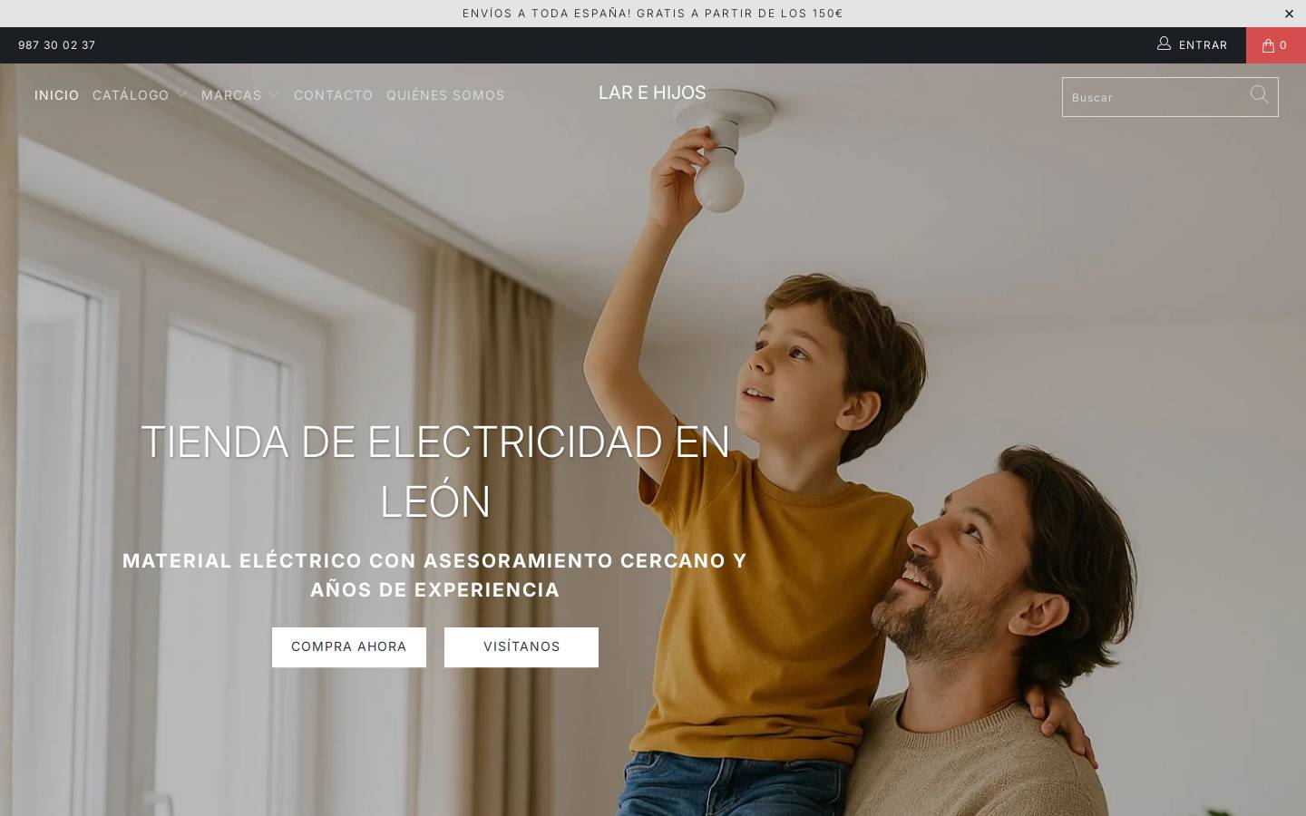 larehijos.com homepage screenshot