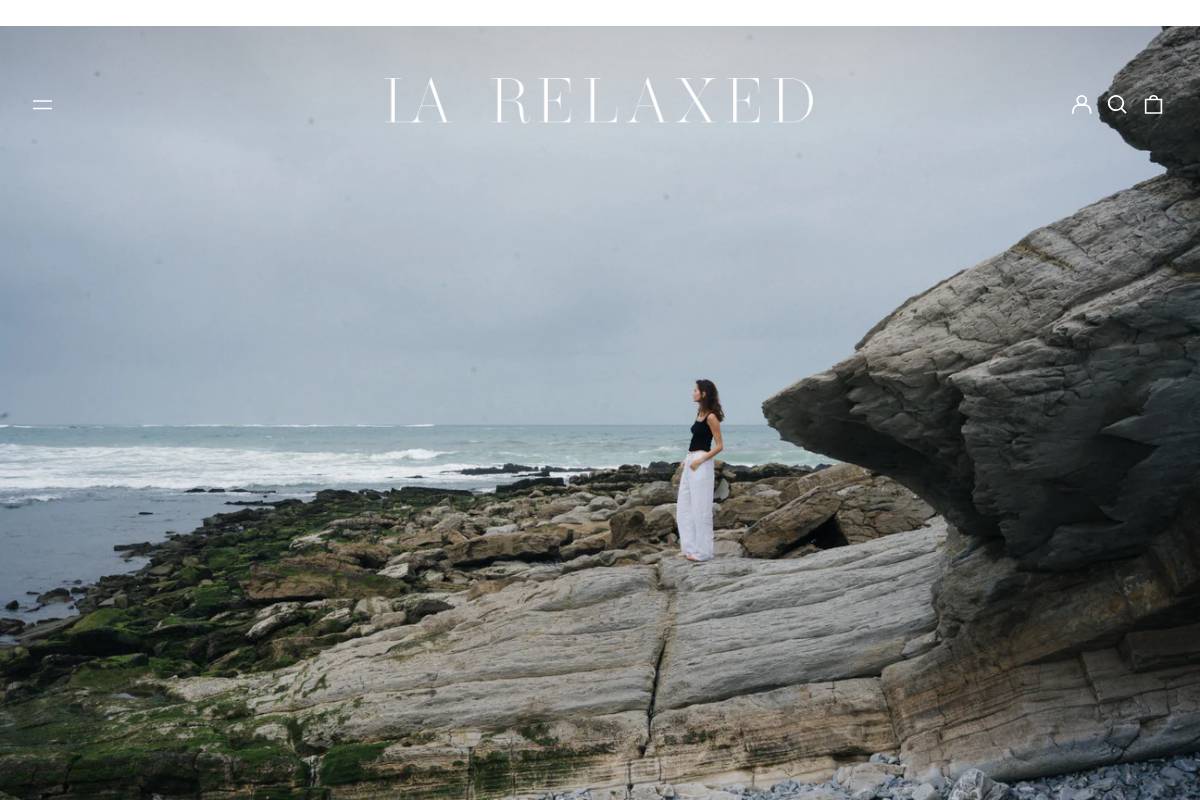 larelaxed.com homepage screenshot