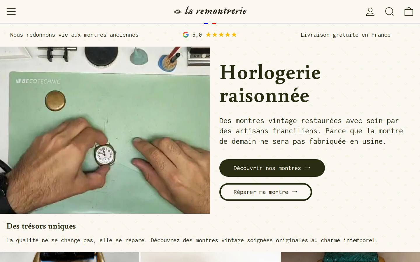 laremontrerie.com homepage screenshot