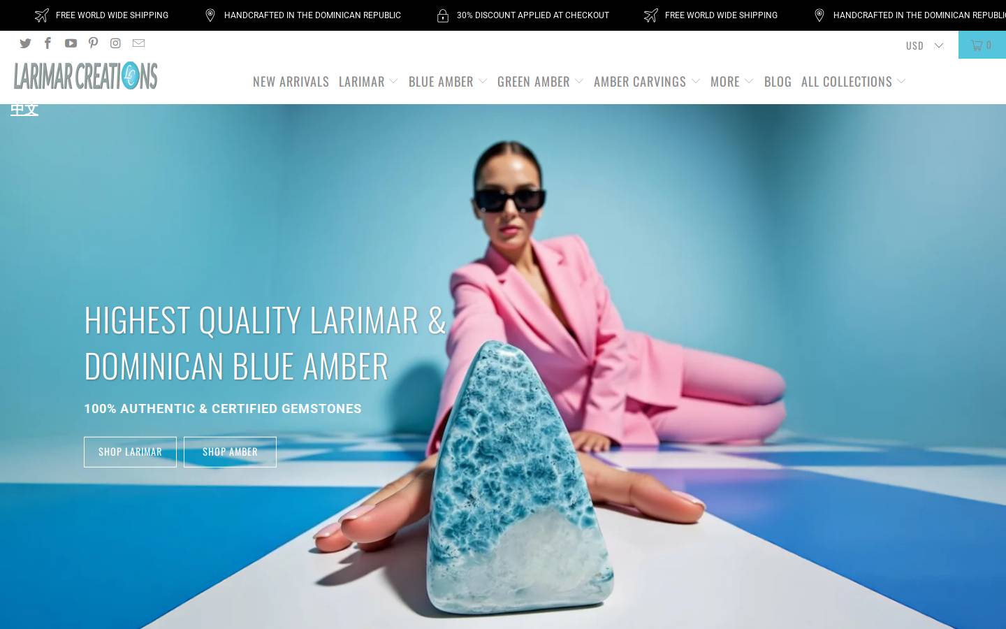 larimarcreations.com homepage screenshot