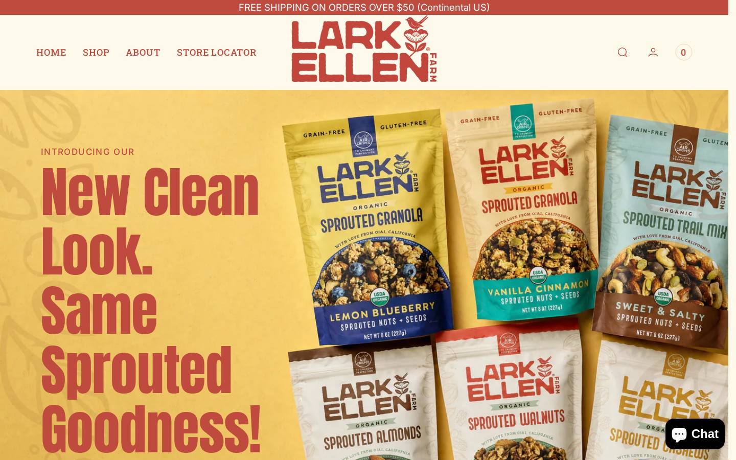 larkellen.com homepage screenshot