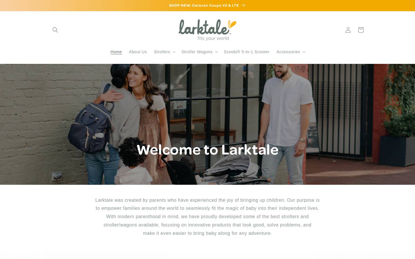 larktale.com.au homepage screenshot
