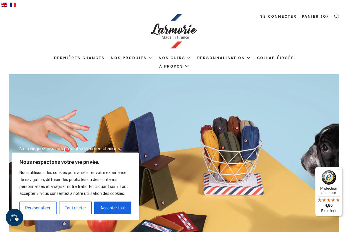 Larmorie Officiel homepage screenshot