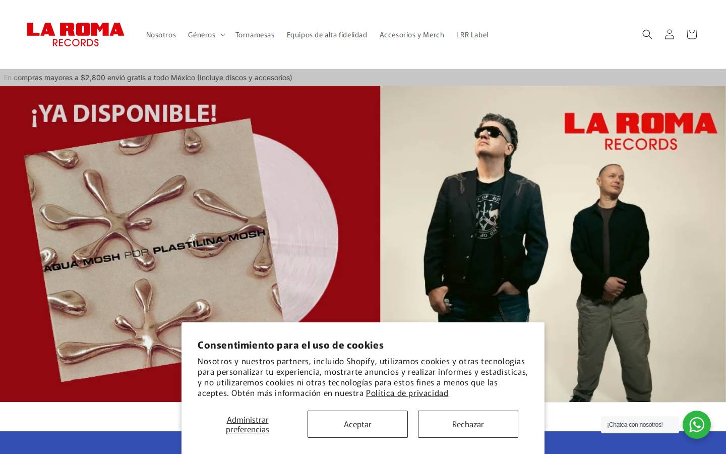 laromarecords.com homepage screenshot