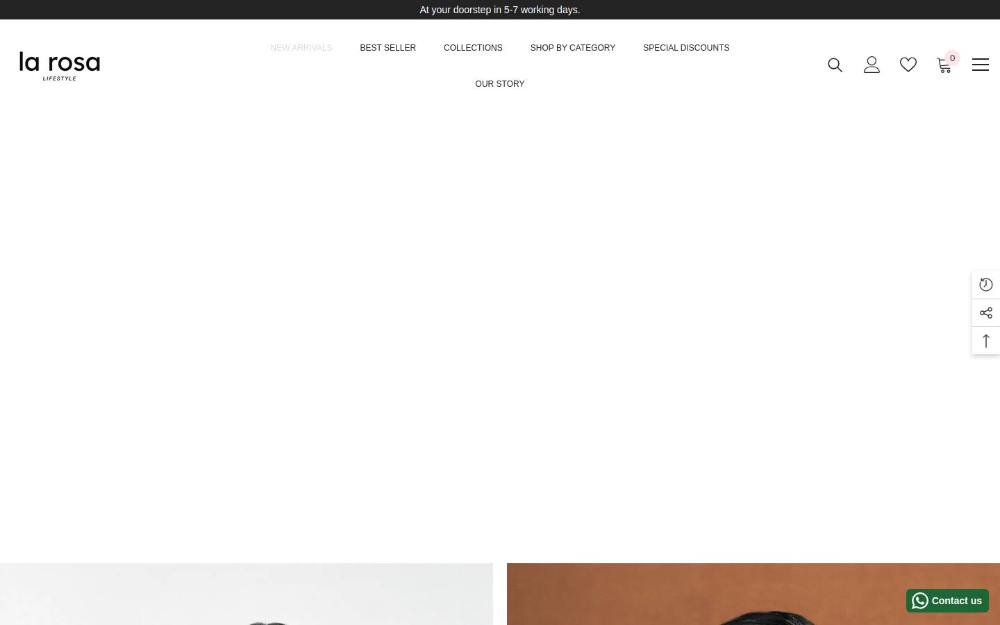 larosawears.com homepage screenshot