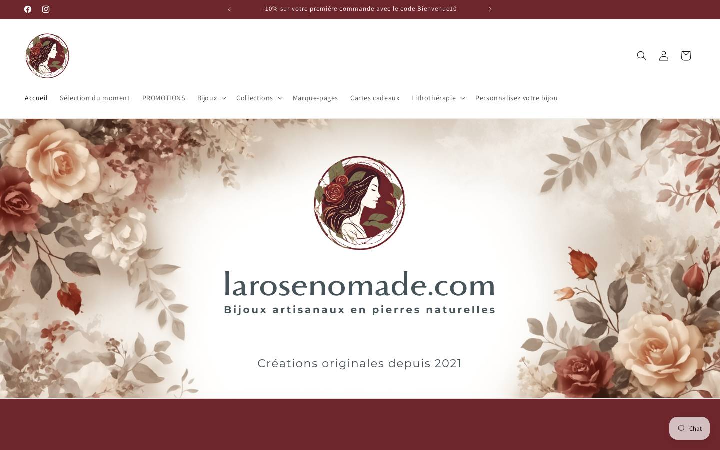 larosenomade.com homepage screenshot