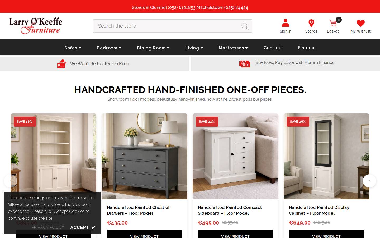 Larryokeeffe homepage screenshot