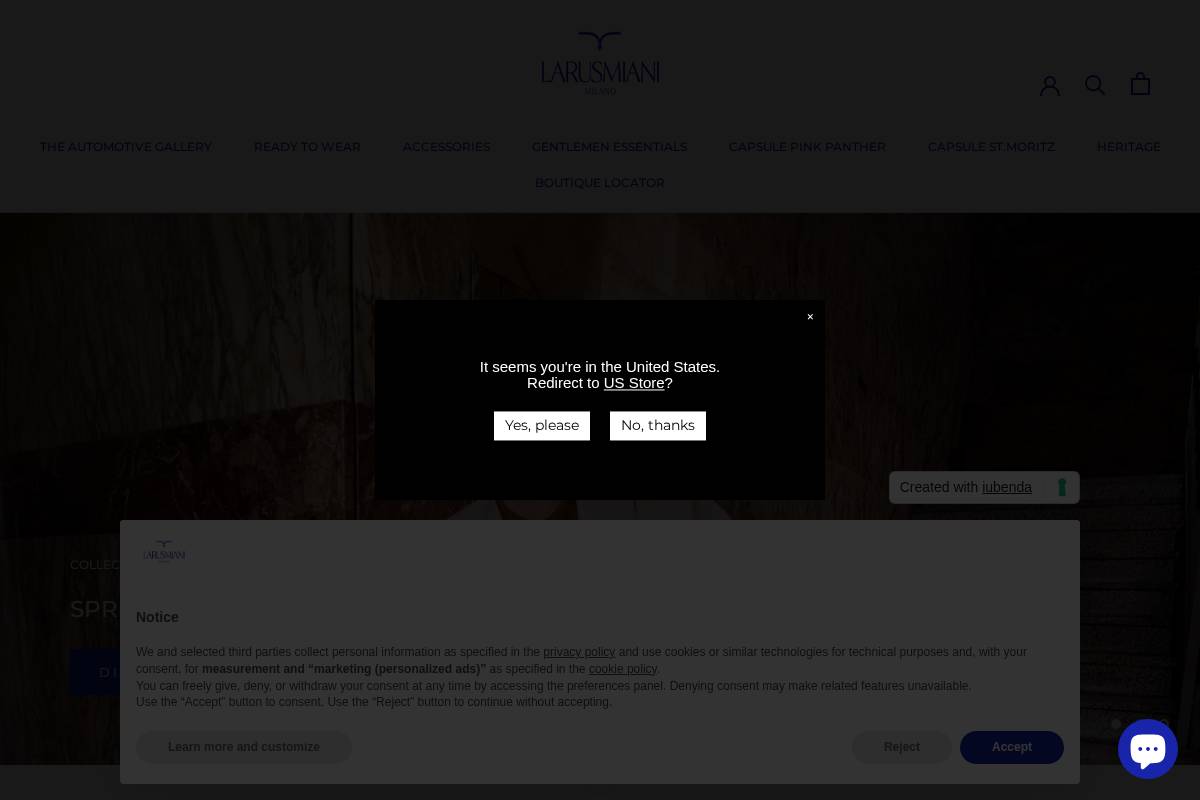 larusmiani.com homepage screenshot