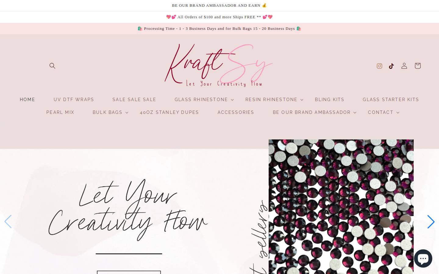 lasallecreations.com homepage screenshot