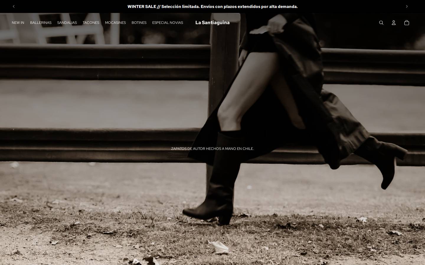 lasantiaguina.cl homepage screenshot