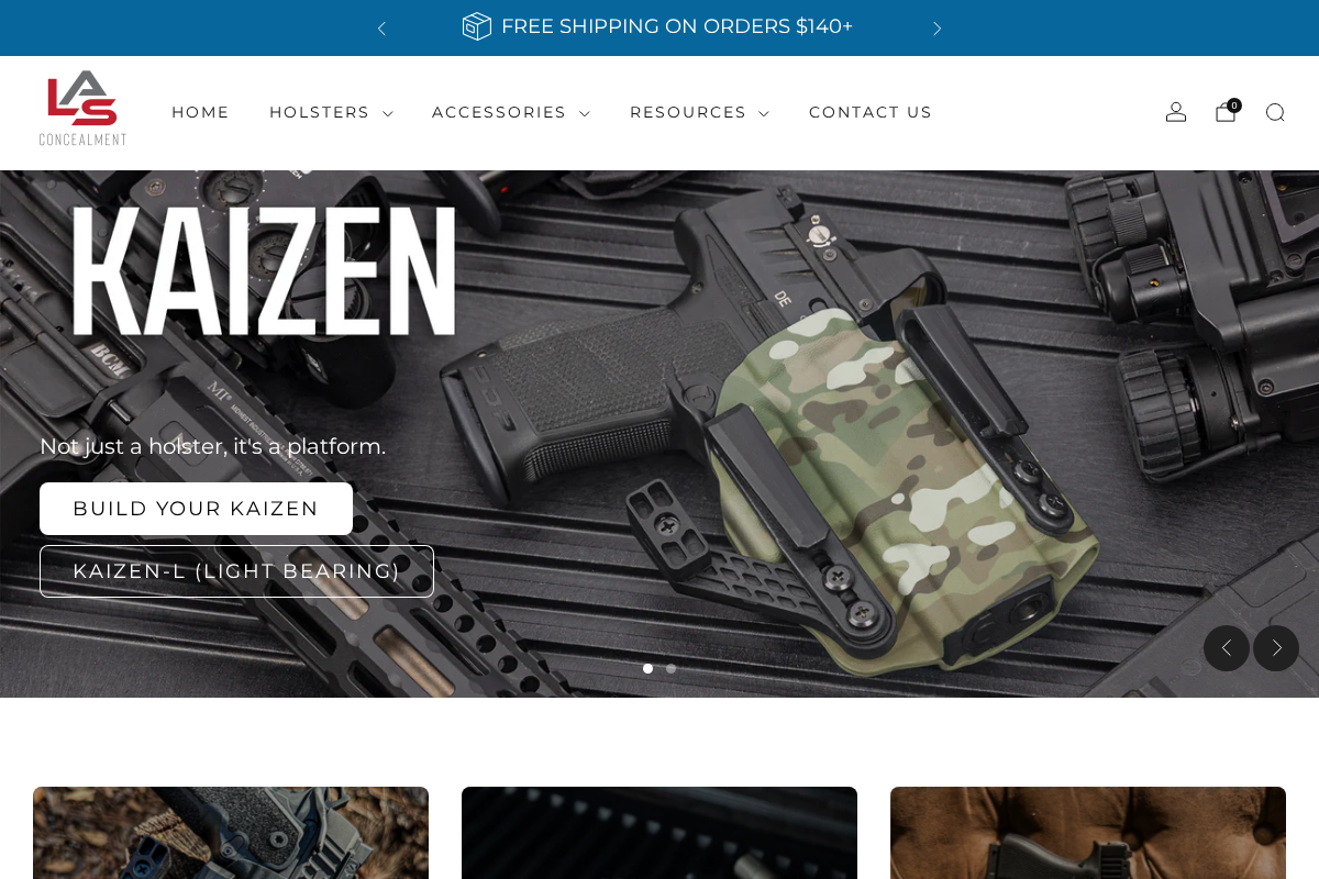 lasconcealment homepage screenshot