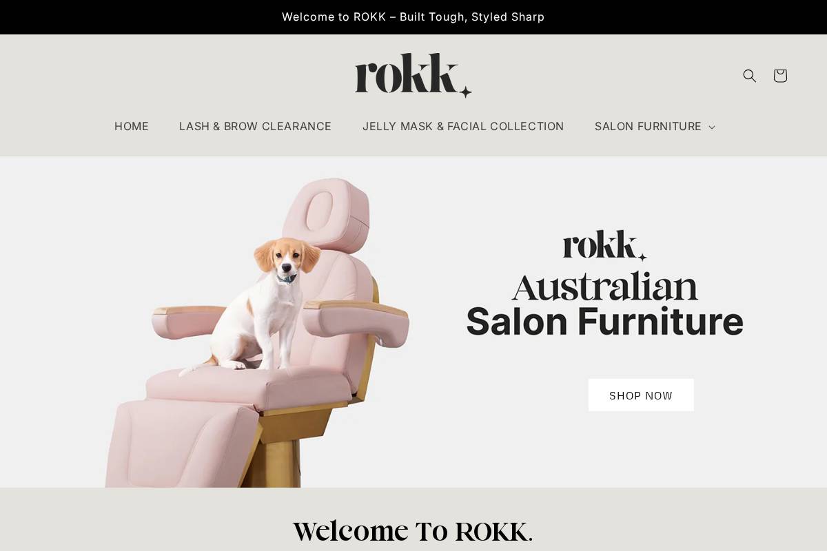 lashandbrowcosupplies.com.au homepage screenshot