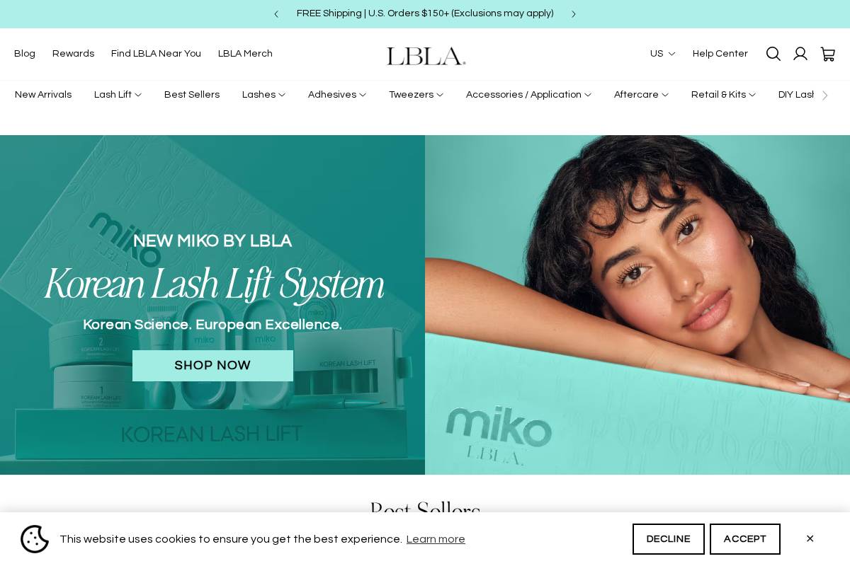 lashboxla.com homepage screenshot