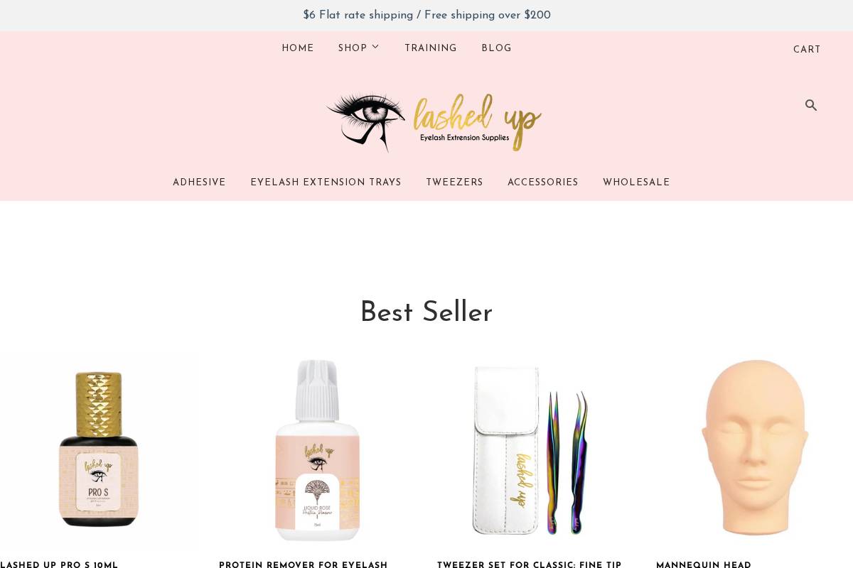 lasheduplashes.com homepage screenshot