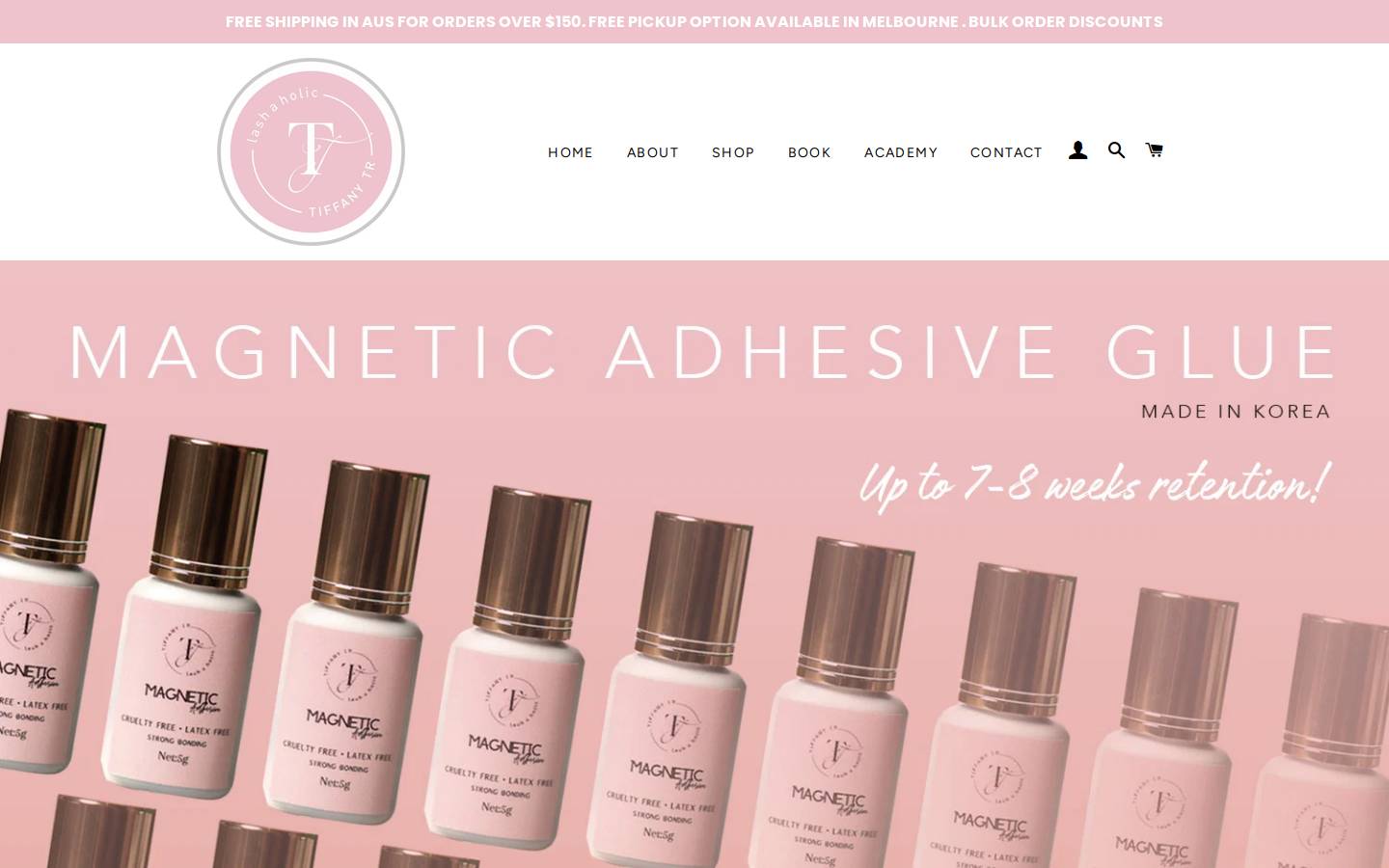 lashholicbytiffany.com homepage screenshot