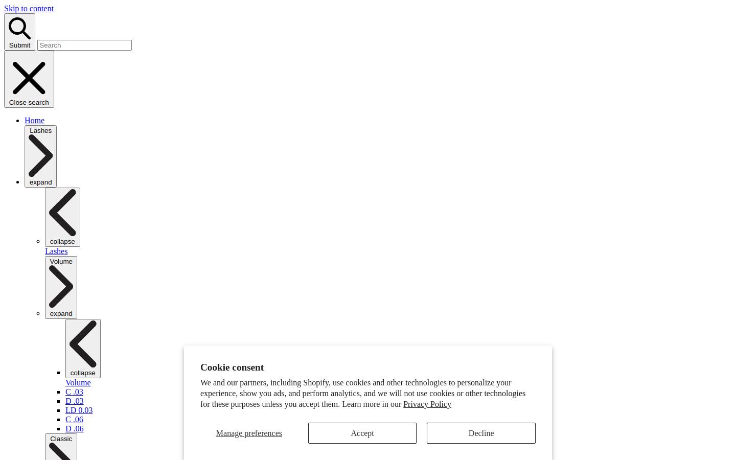lashiclelash.com homepage screenshot