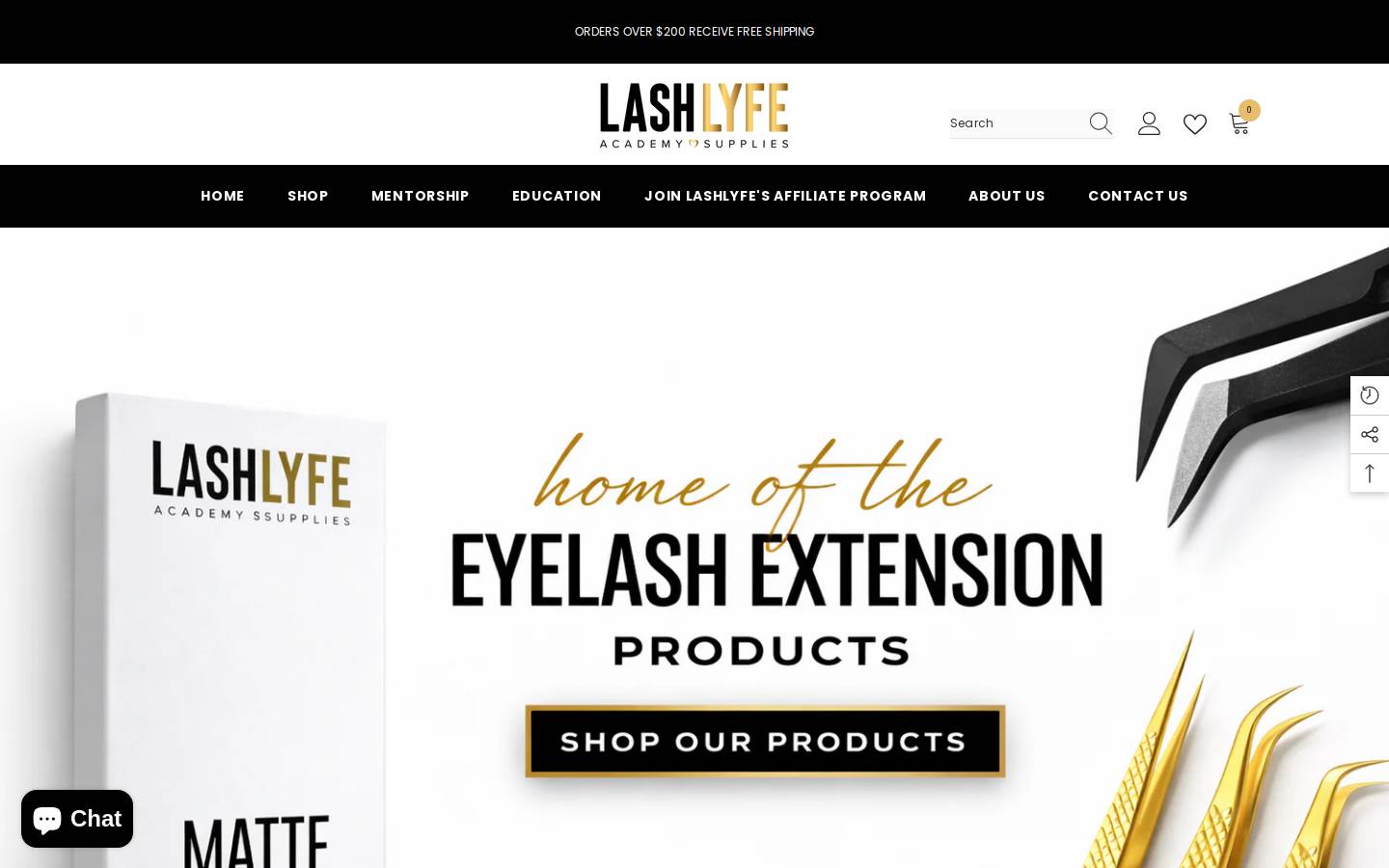 lashlyfeacademy.com homepage screenshot