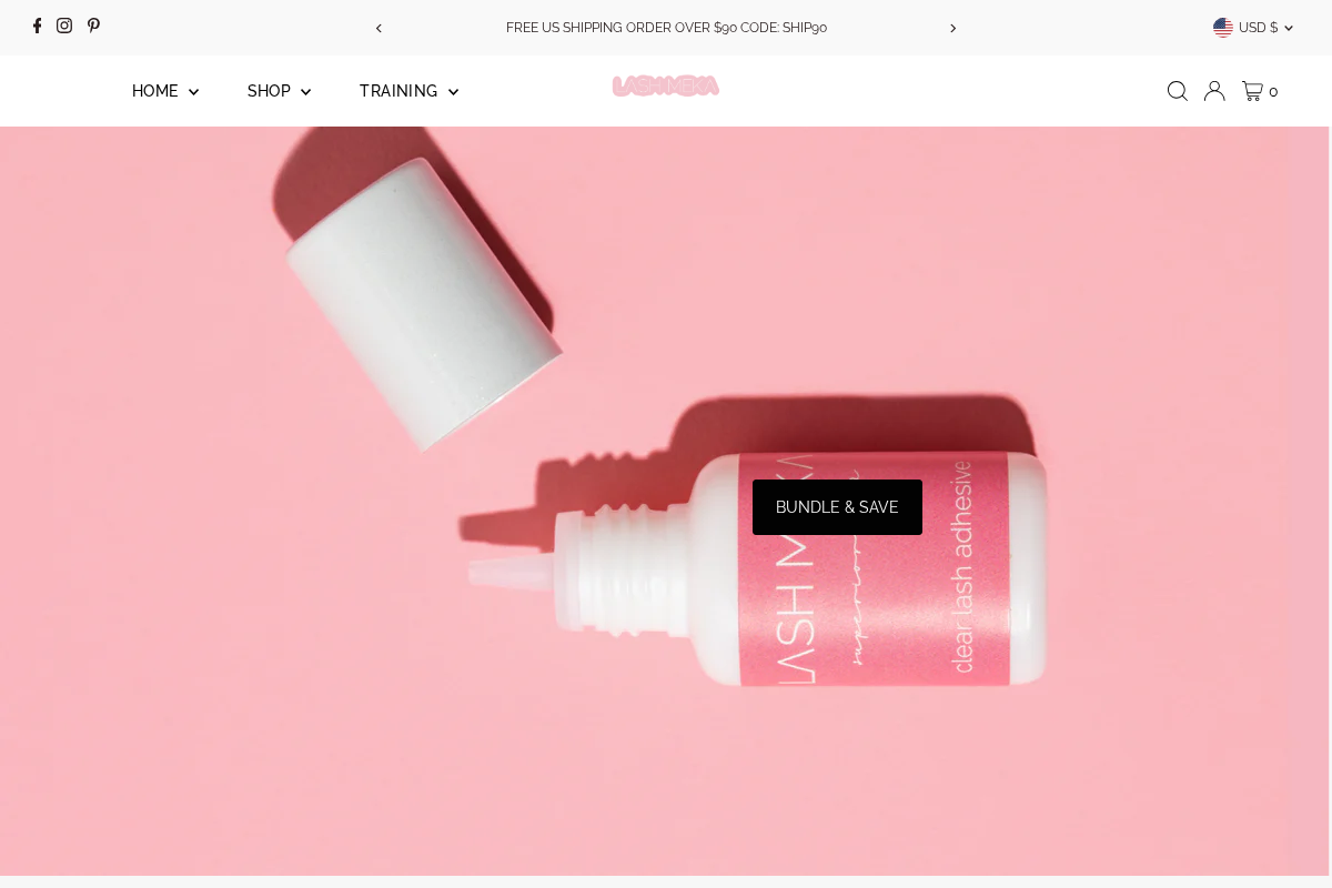 lashmeka.net homepage screenshot