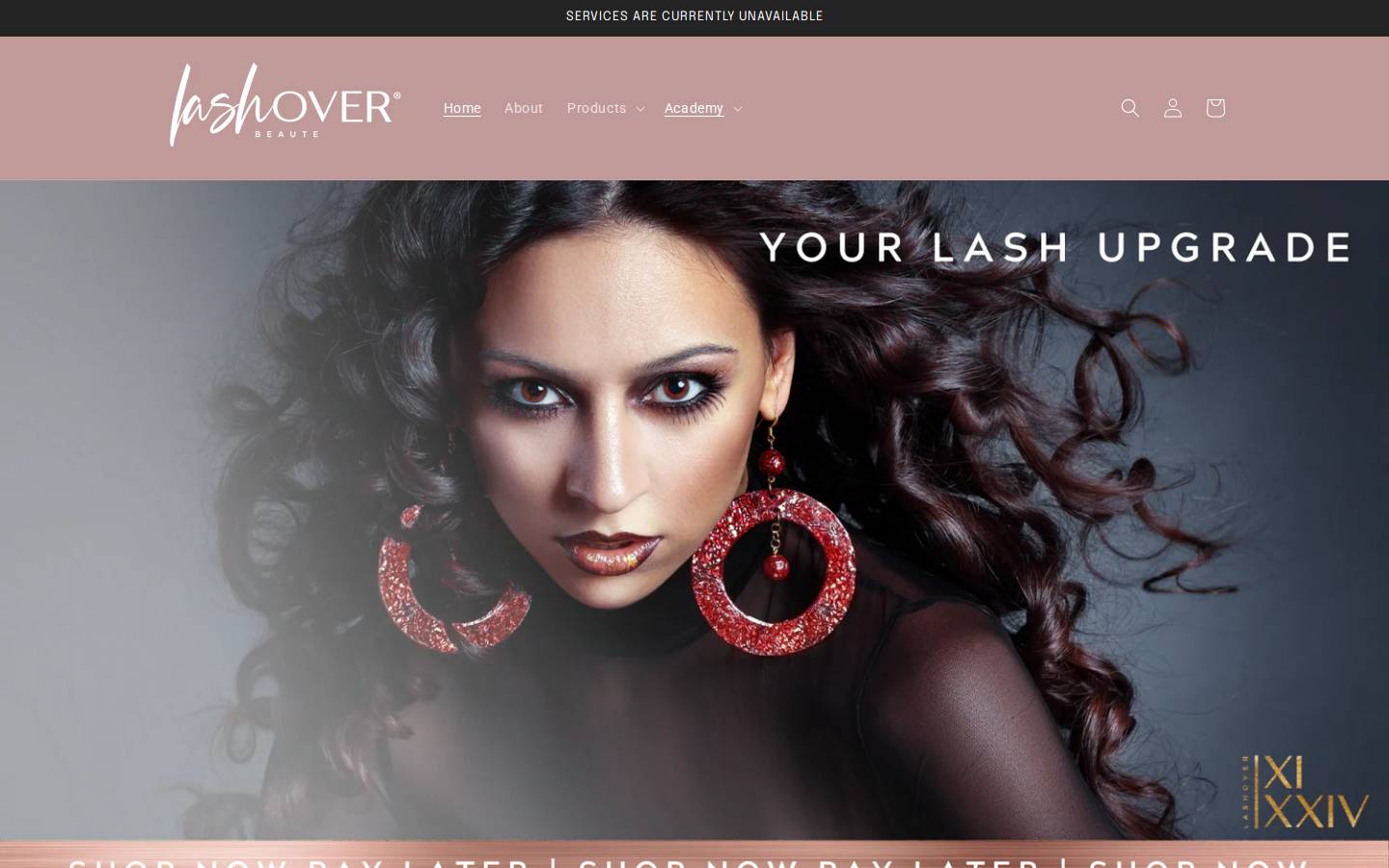 lashoverllc.com homepage screenshot