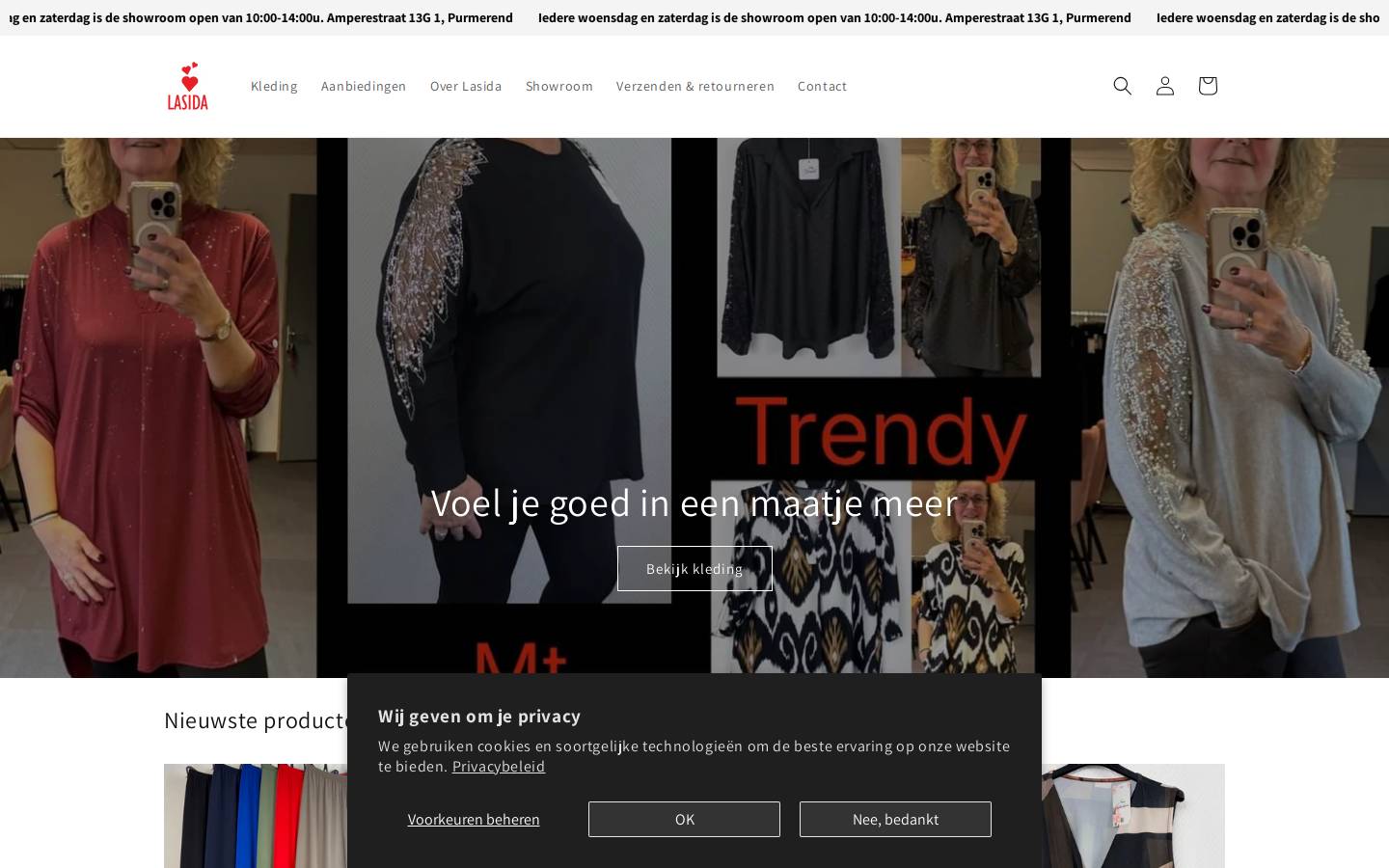 Lasida homepage screenshot