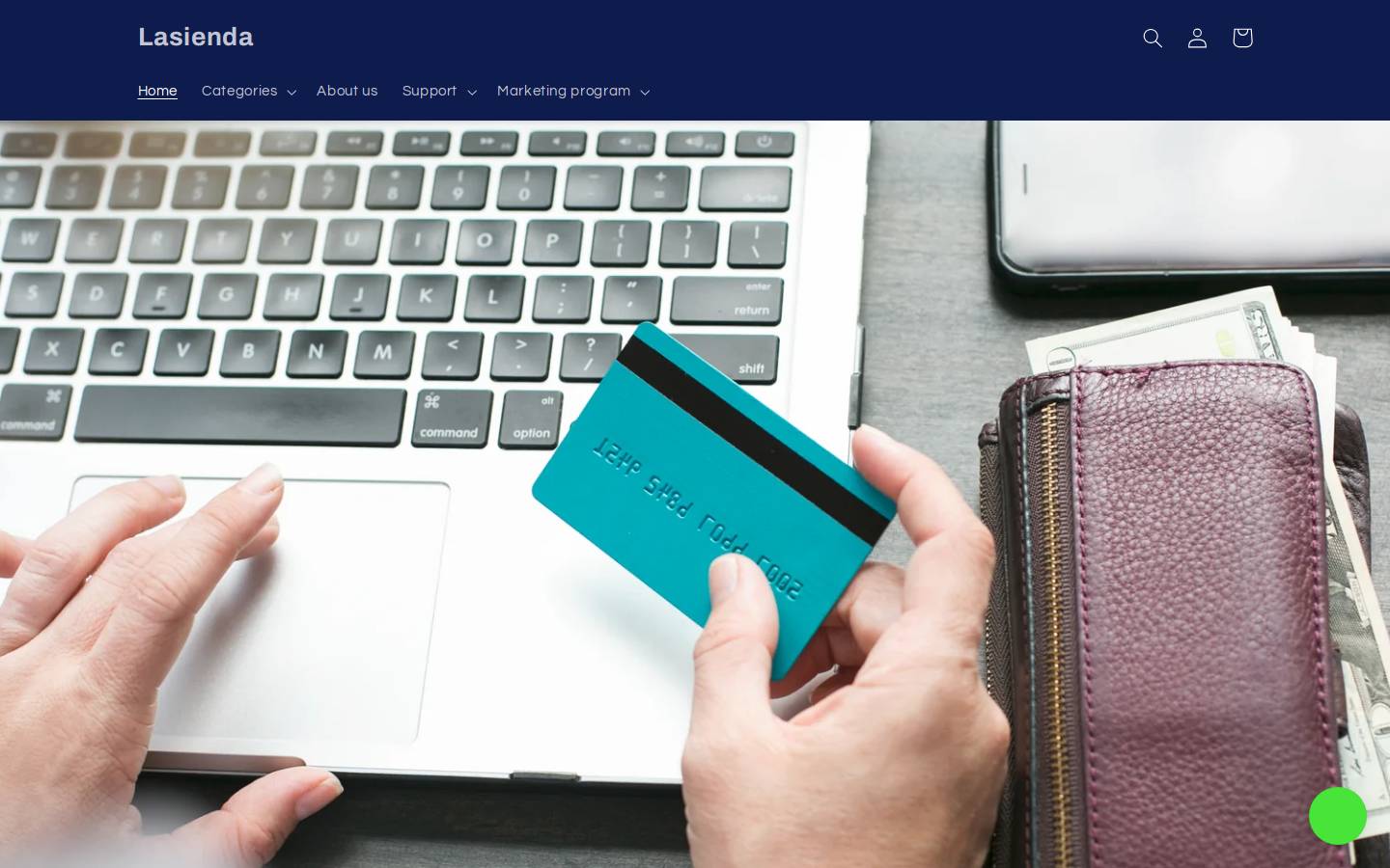 lasienda.com homepage screenshot