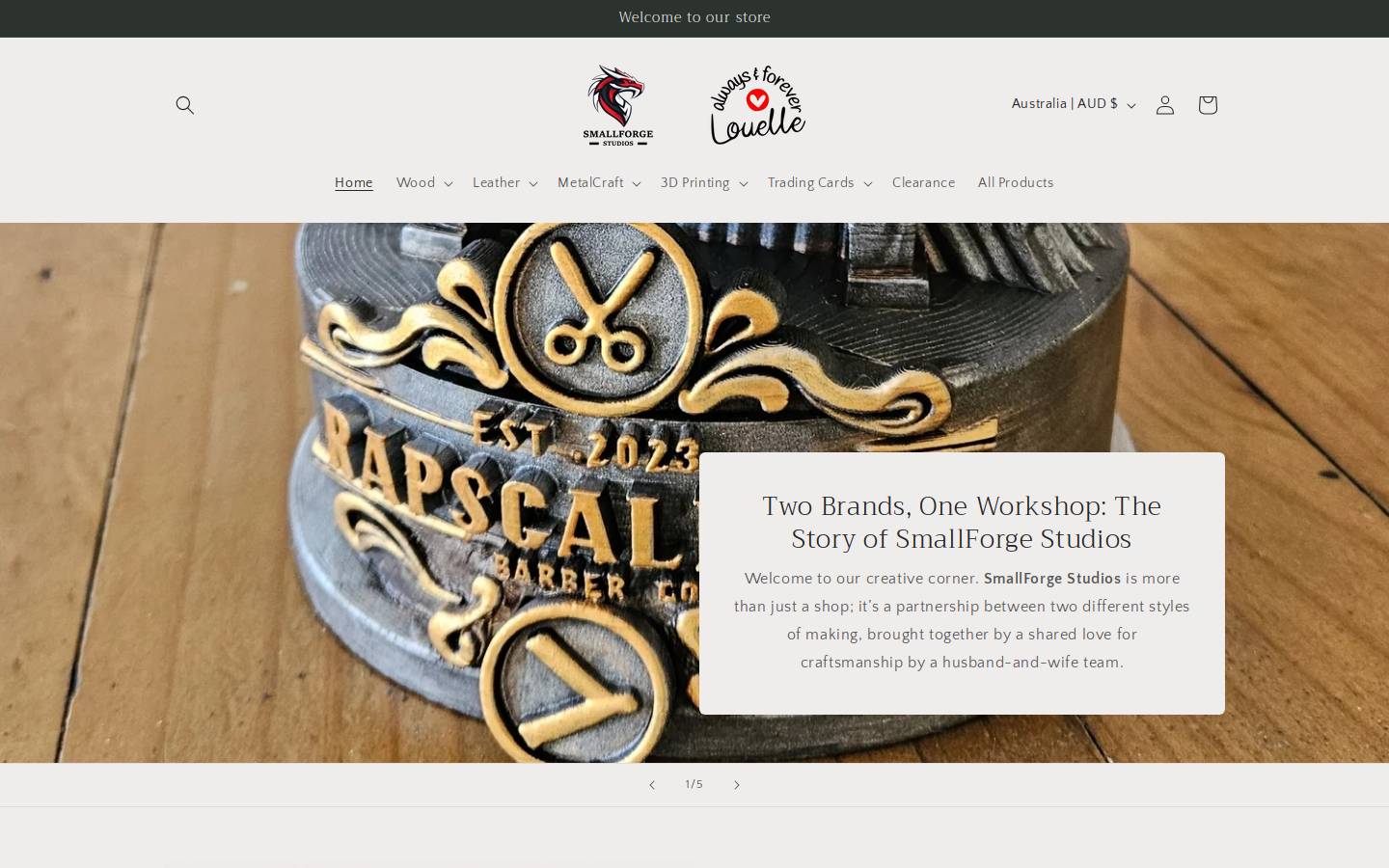 lasir.au homepage screenshot