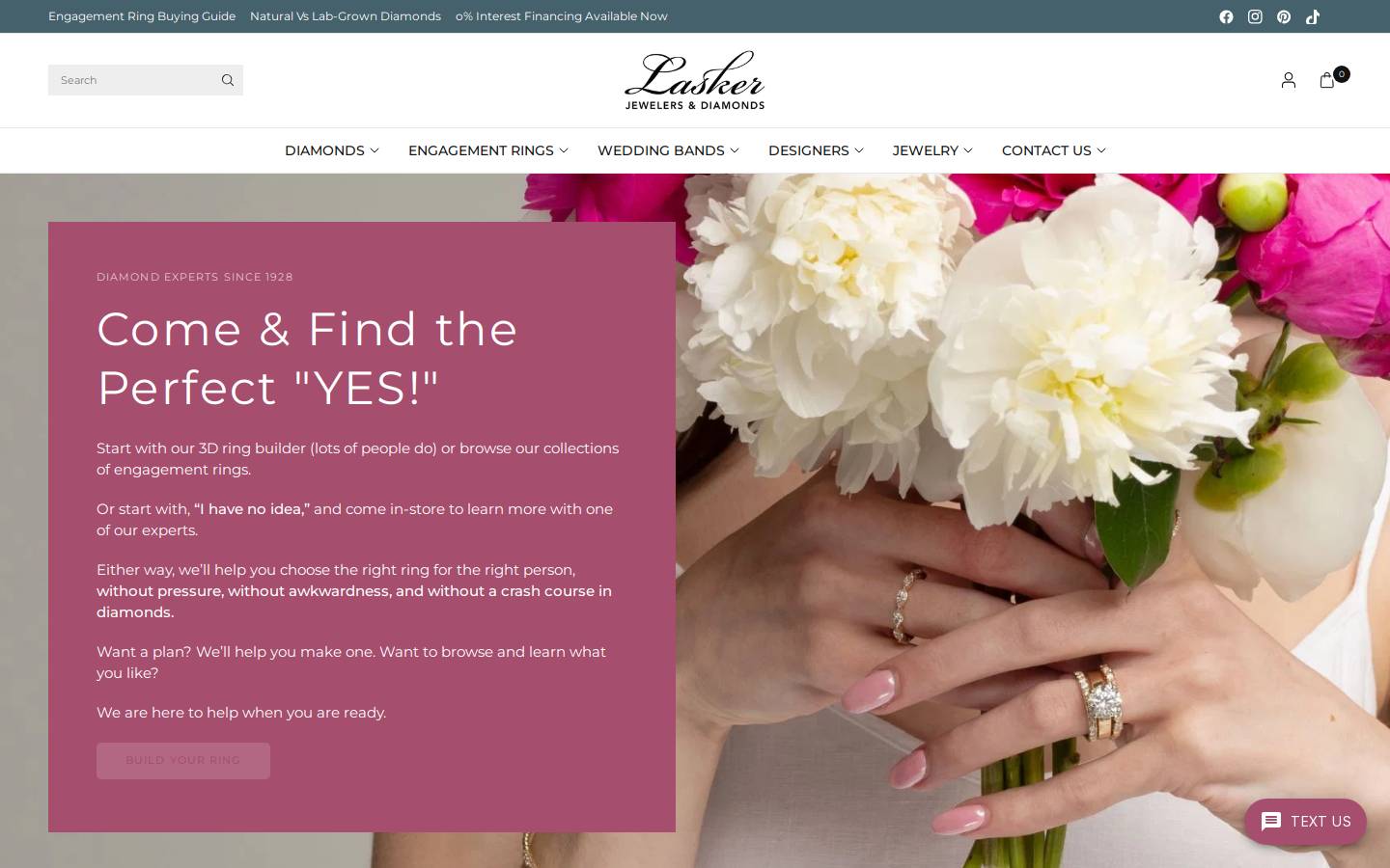 laskers.com homepage screenshot