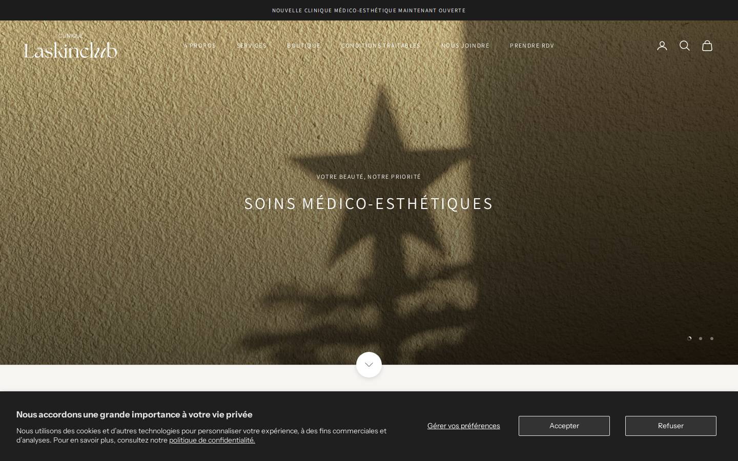 laskinclub.com homepage screenshot