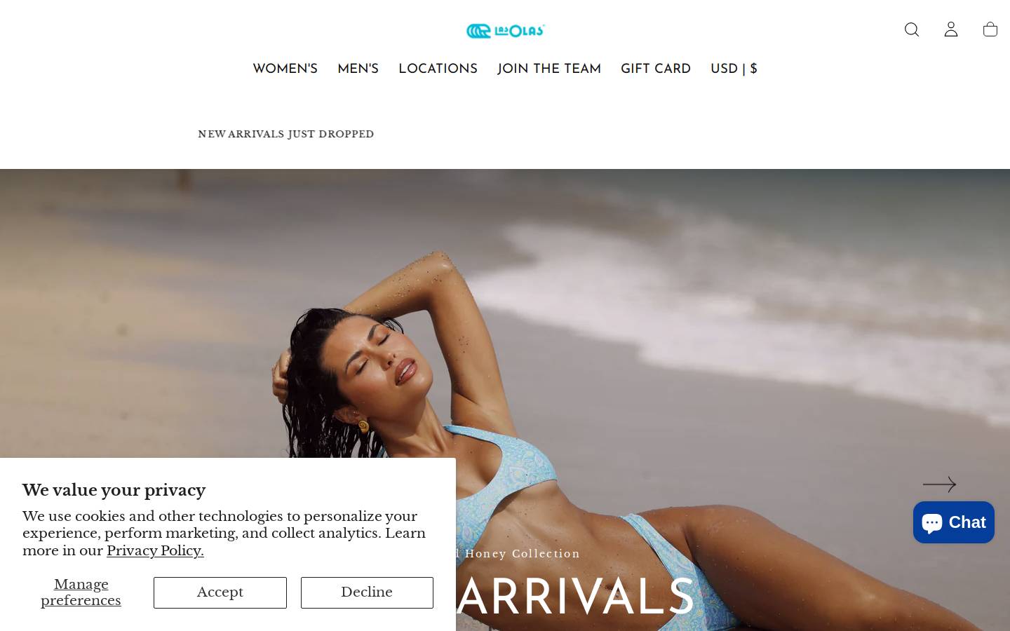 lasolascharleston.com homepage screenshot