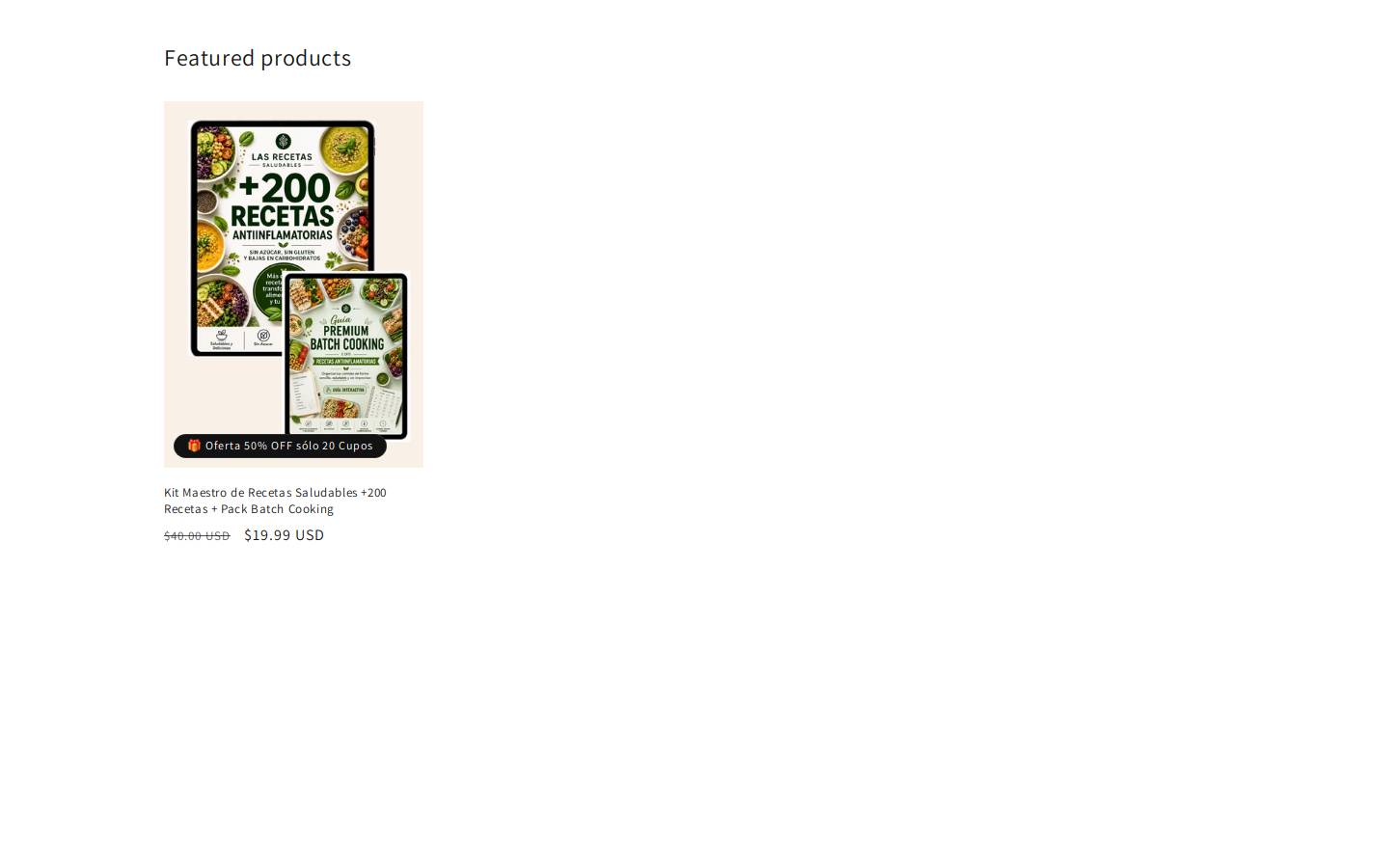 lasrecetassaludables.com homepage screenshot