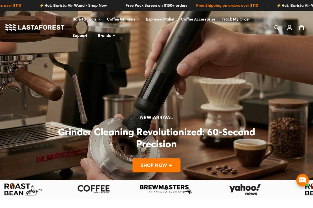 Lastaforest homepage screenshot