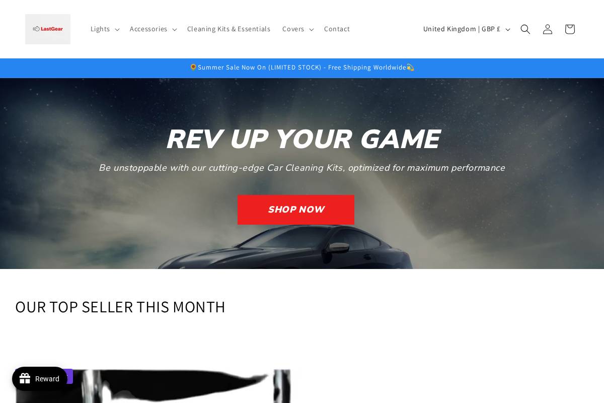 lastgear.net homepage screenshot