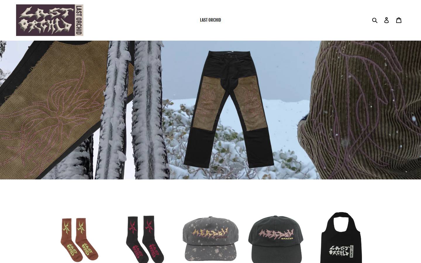 lastorchid.com homepage screenshot