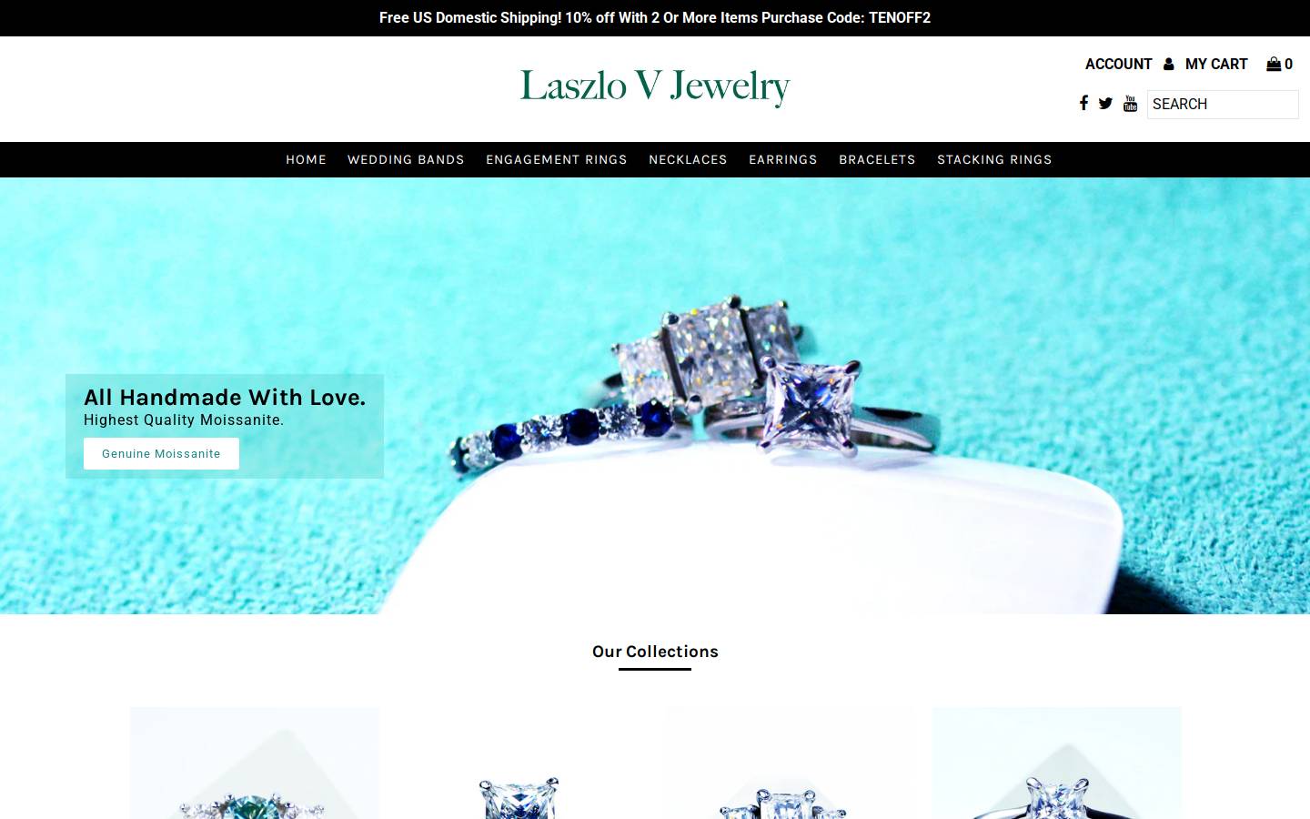 laszlov.com homepage screenshot
