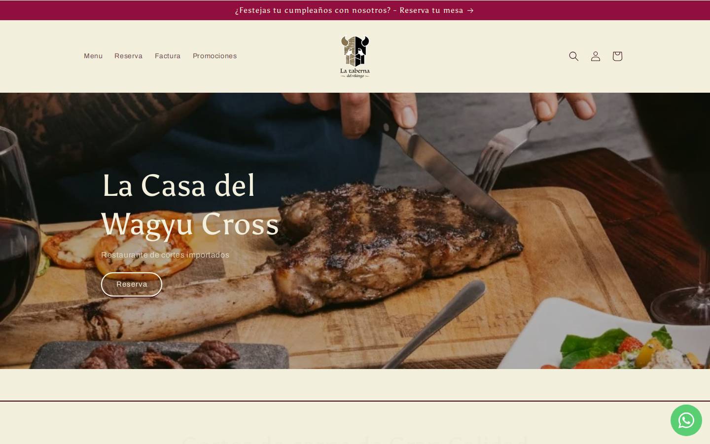 latabernadelvikingo.com homepage screenshot