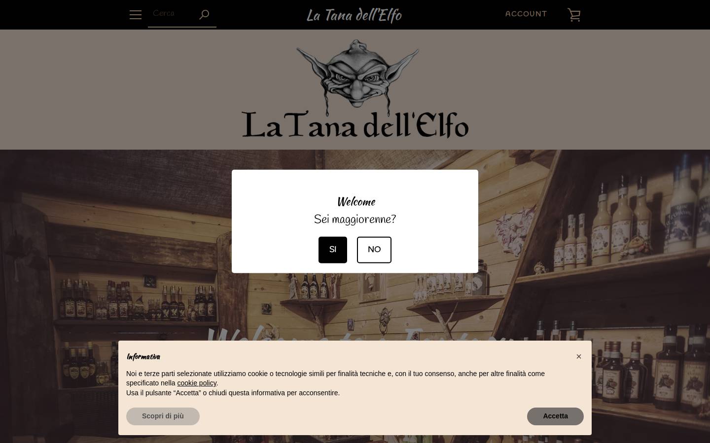 latanadellelfo.it homepage screenshot