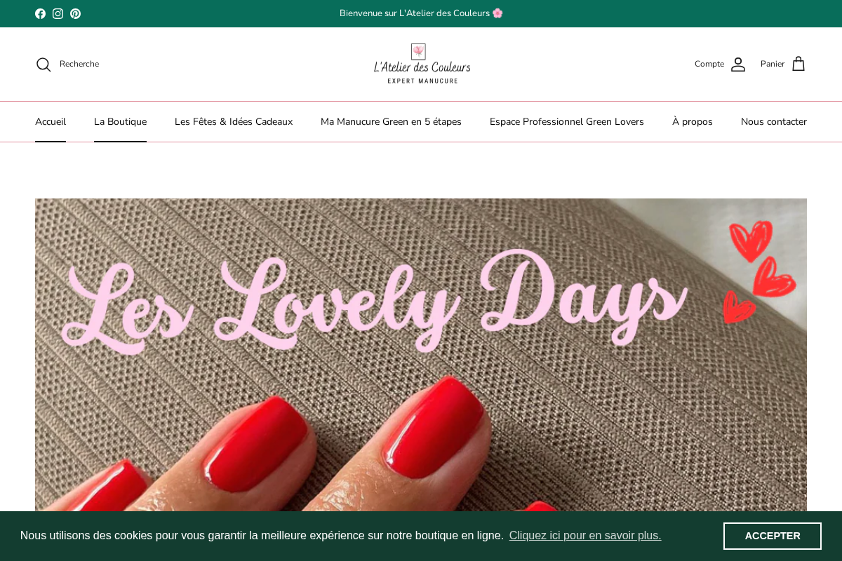 L'Atelier des Couleurs homepage screenshot