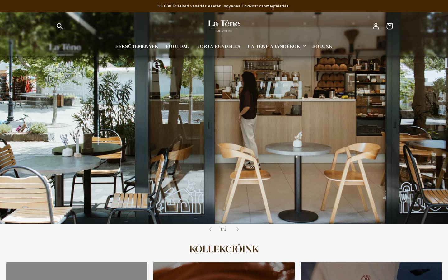 latenebadacsony.com homepage screenshot
