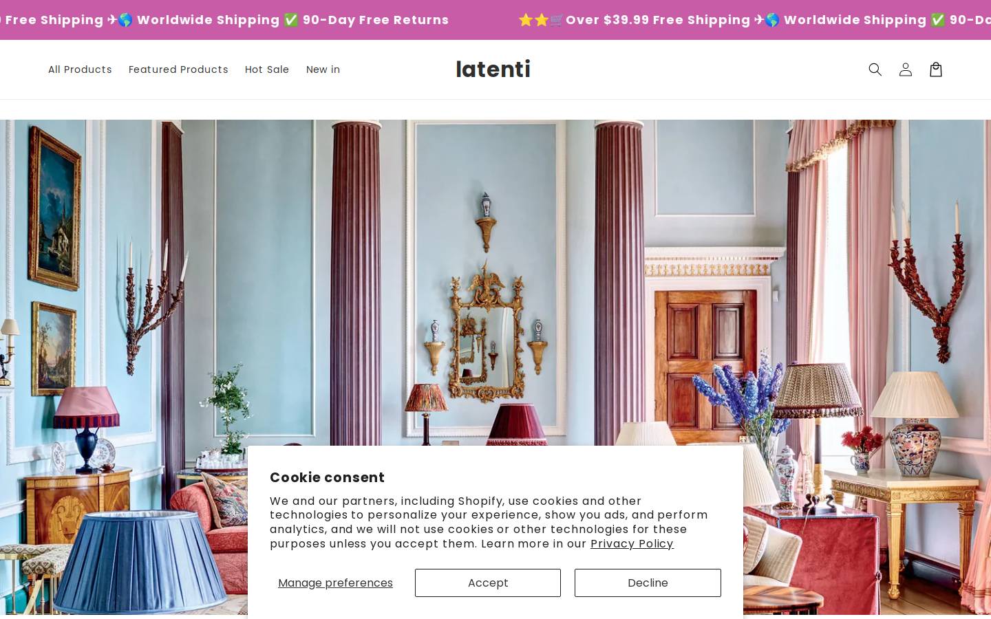 latenti.com homepage screenshot