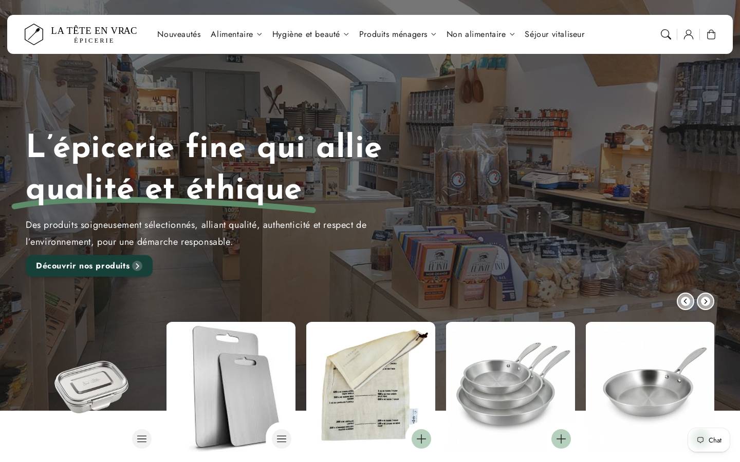 lateteenvrac.ch homepage screenshot