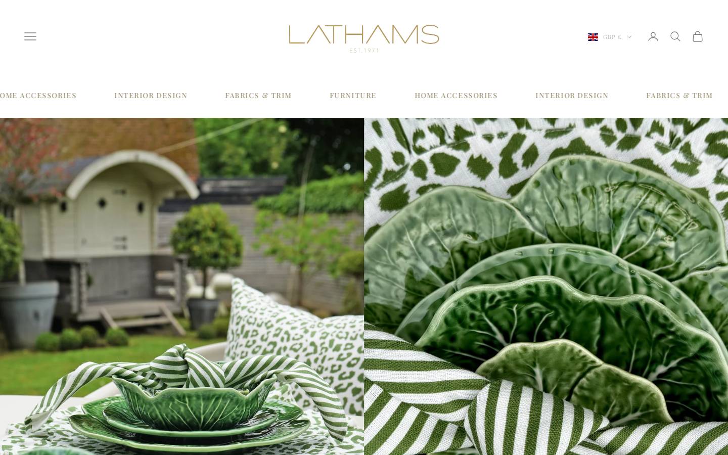 lathamshome.com homepage screenshot