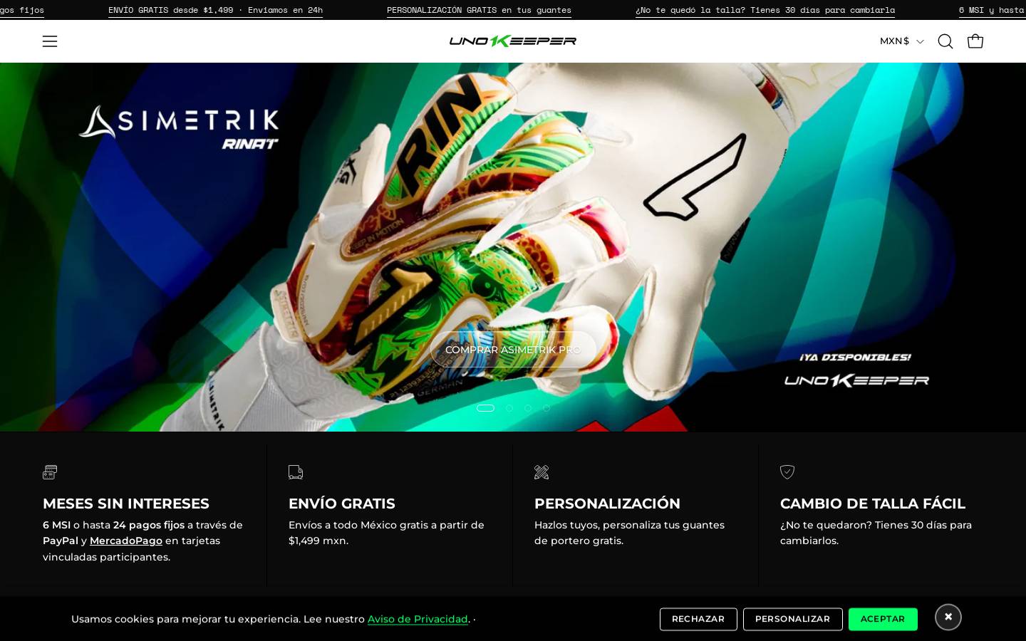 latiendadelportero.com homepage screenshot