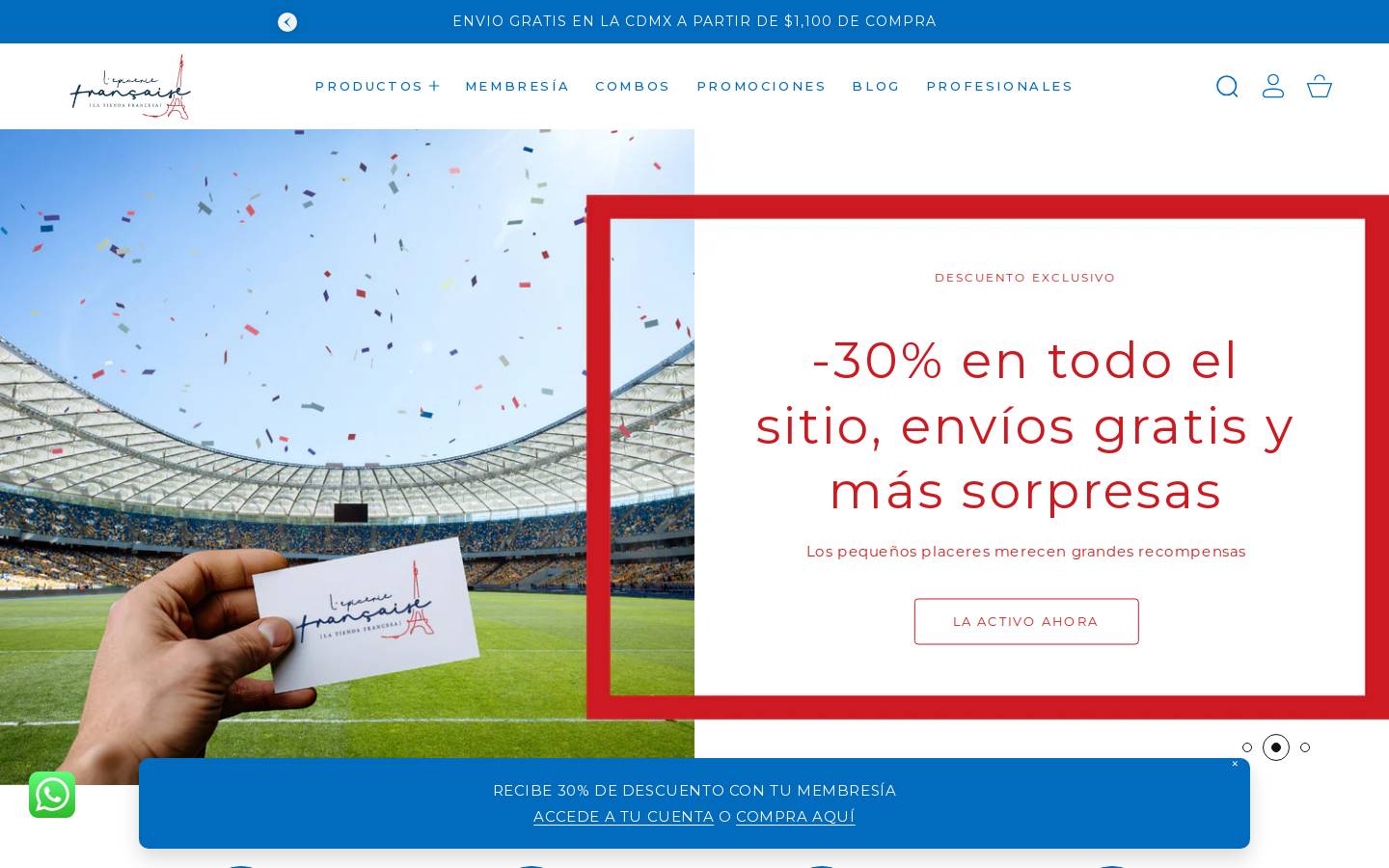 latiendafrancesa.mx homepage screenshot