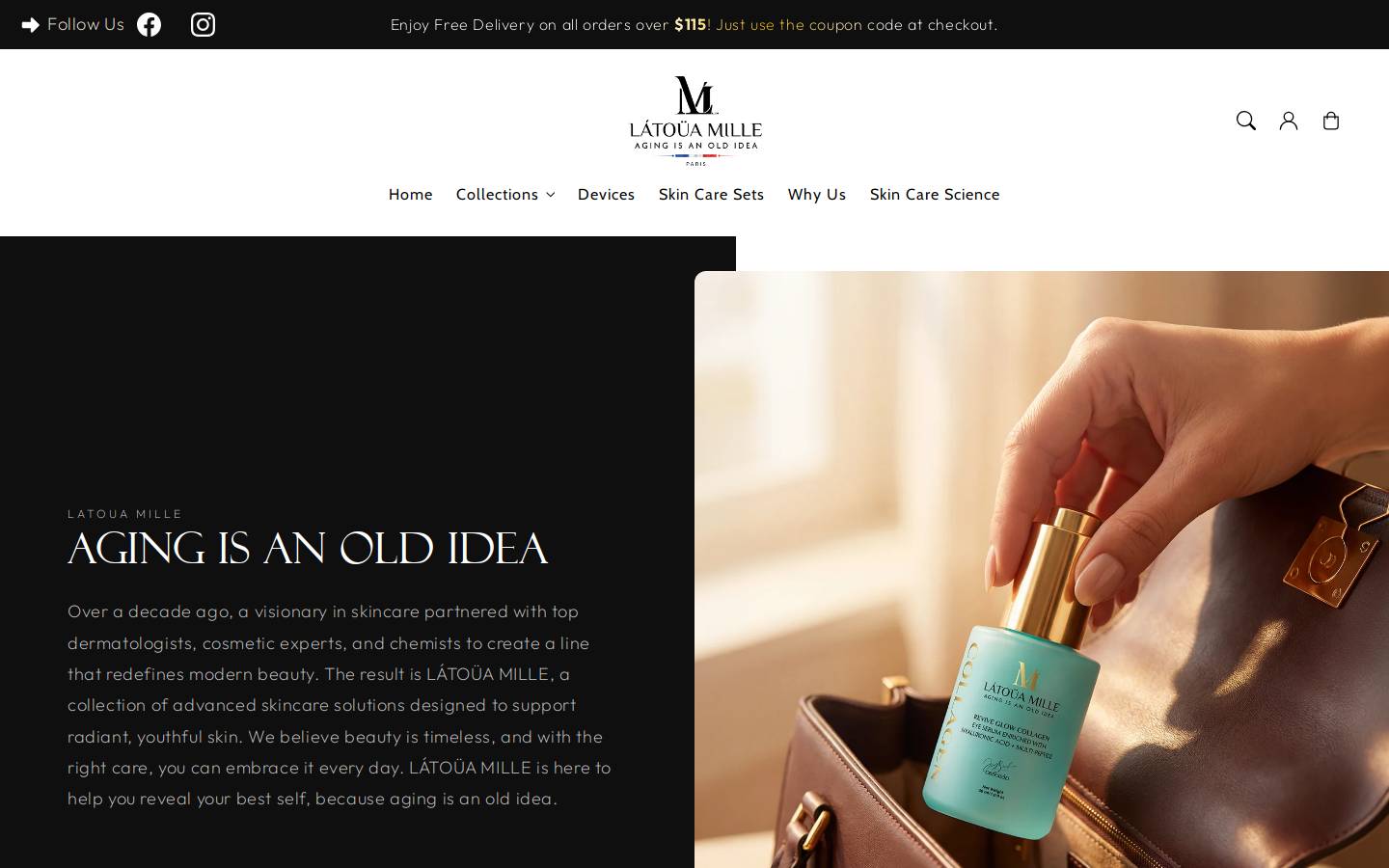 latouamille.com homepage screenshot