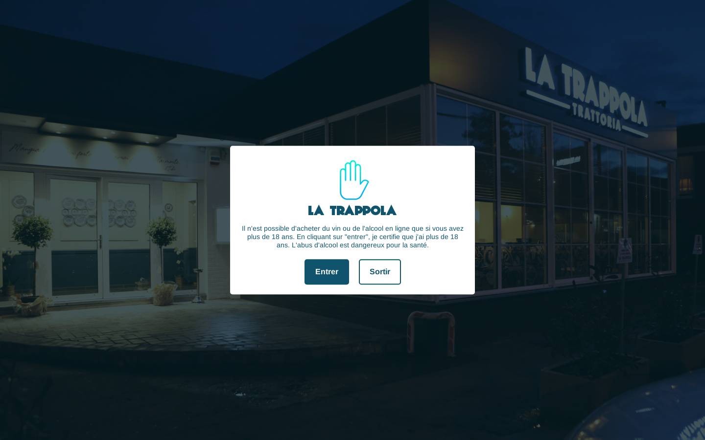 latrappola.be homepage screenshot