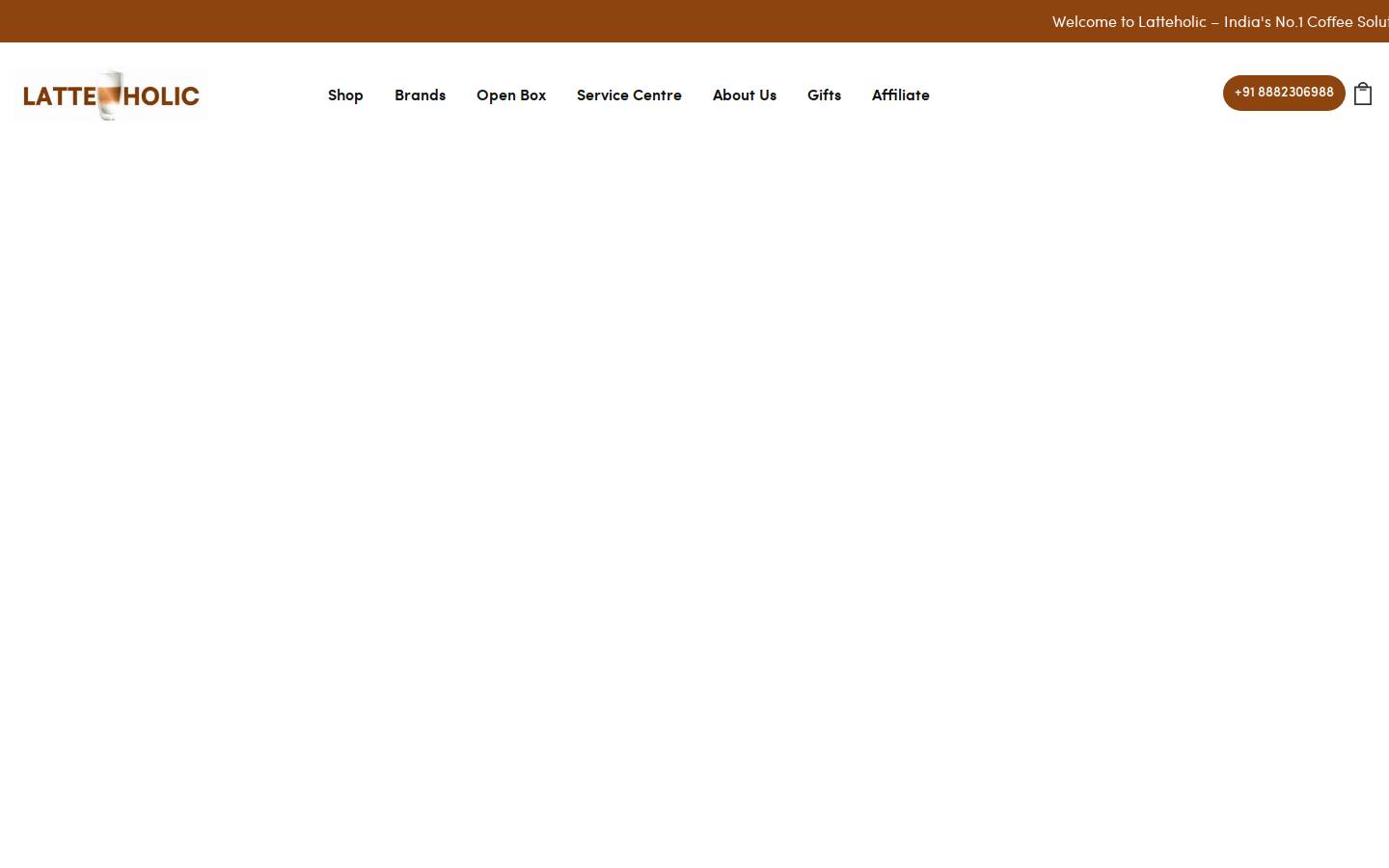 latteholic.com homepage screenshot