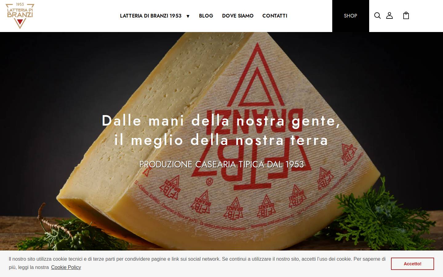 latteriadibranzi.com homepage screenshot