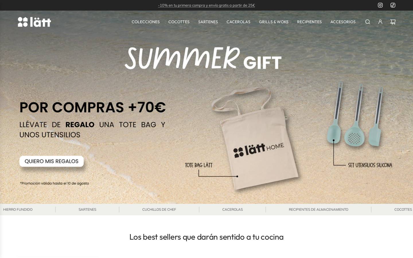 latthome.es homepage screenshot