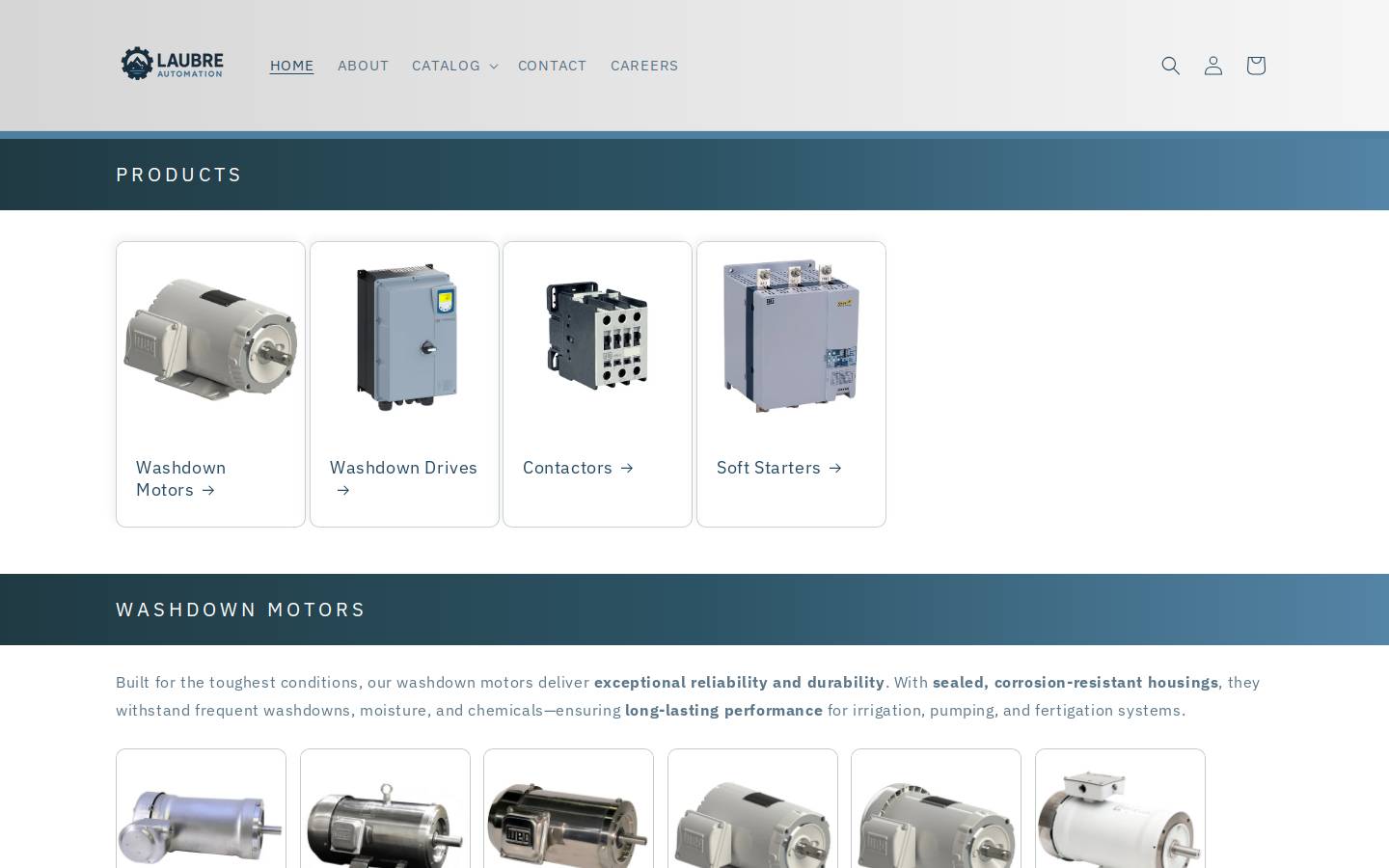 laubreautomation.com homepage screenshot