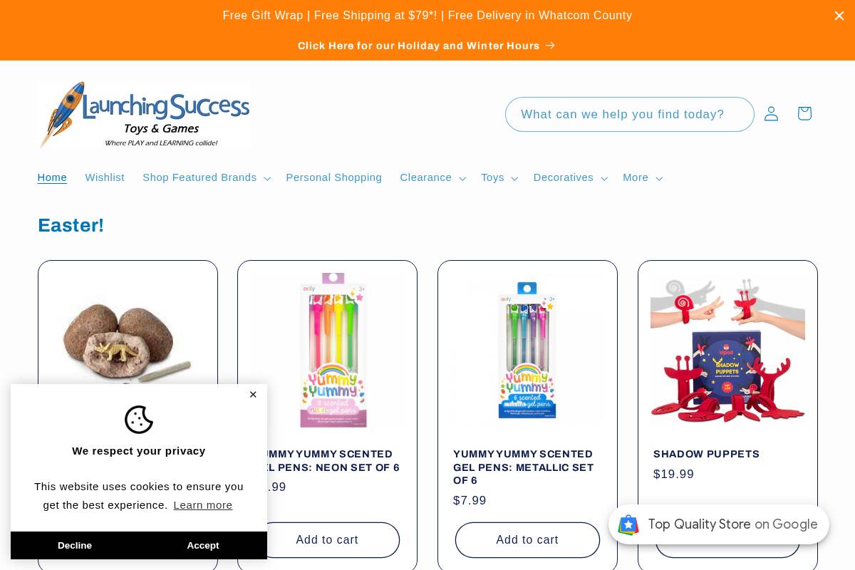 launchingsuccess.com homepage screenshot